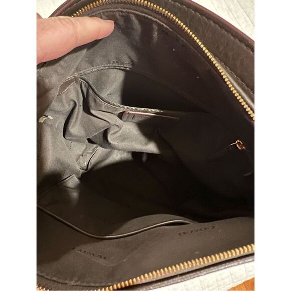 Authentic Coach Small Dufflette In Signature Jacquard - Picture 7 of 10